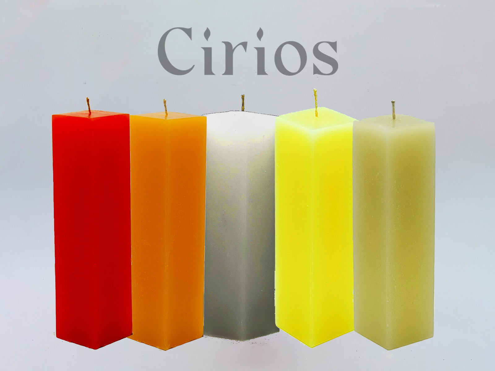 Cirio Cuadrado Grande 8x8x25