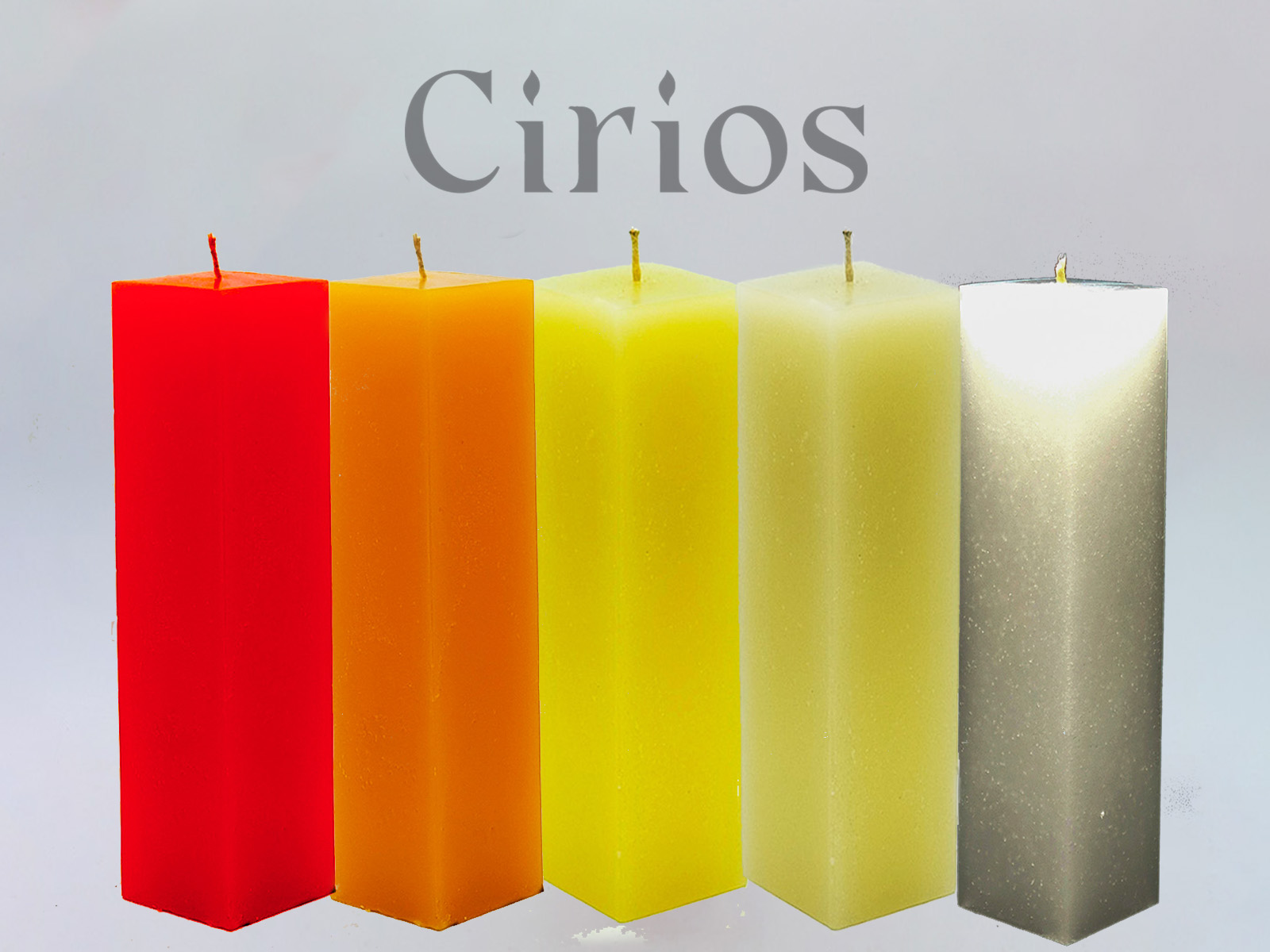 Cirio Cuadrado Extra Grande 8x8x30